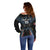 Custom Antigua and Barbuda Cricket Off Shoulder Sweater Come On Falcons