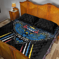 Antigua and Barbuda Cricket Quilt Bed Set Come On Falcons