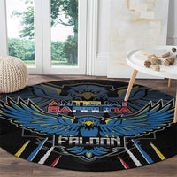 Antigua and Barbuda Cricket Round Carpet Come On Falcons