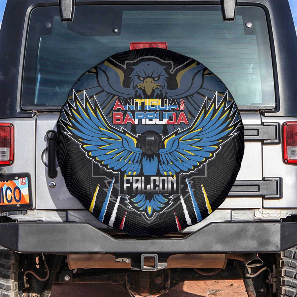 Antigua and Barbuda Cricket Spare Tire Cover Come On Falcons