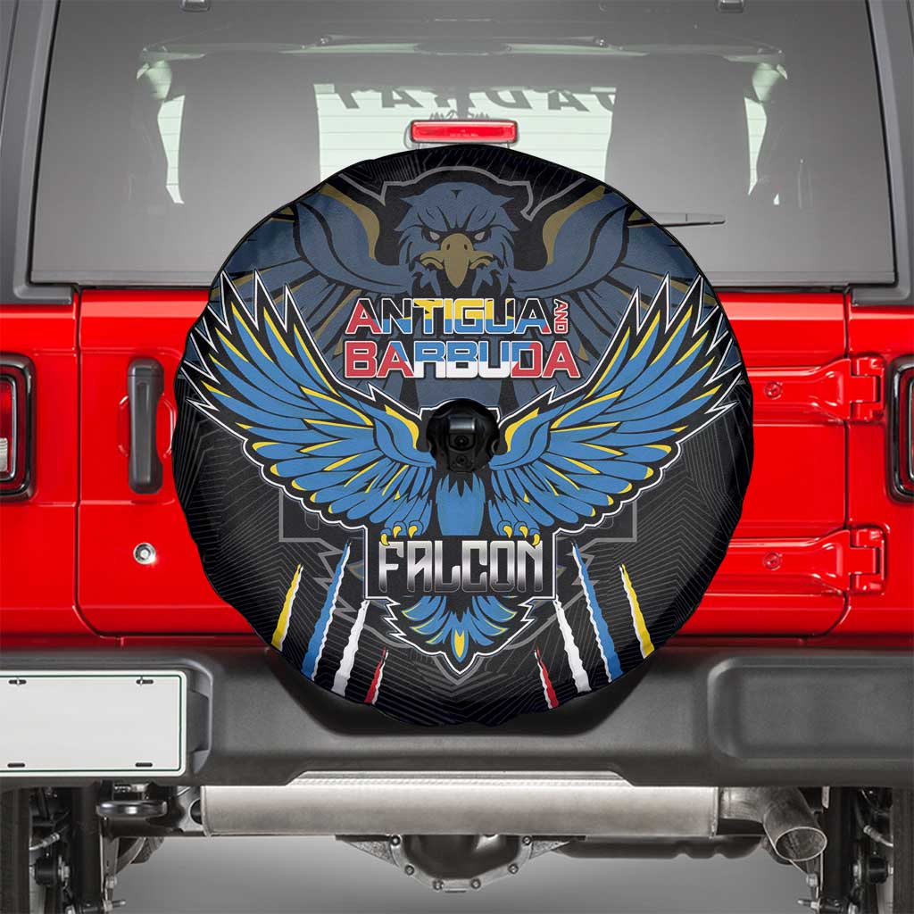 Antigua and Barbuda Cricket Spare Tire Cover Come On Falcons