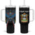 Custom Antigua and Barbuda Cricket Tumbler With Handle Come On Falcons