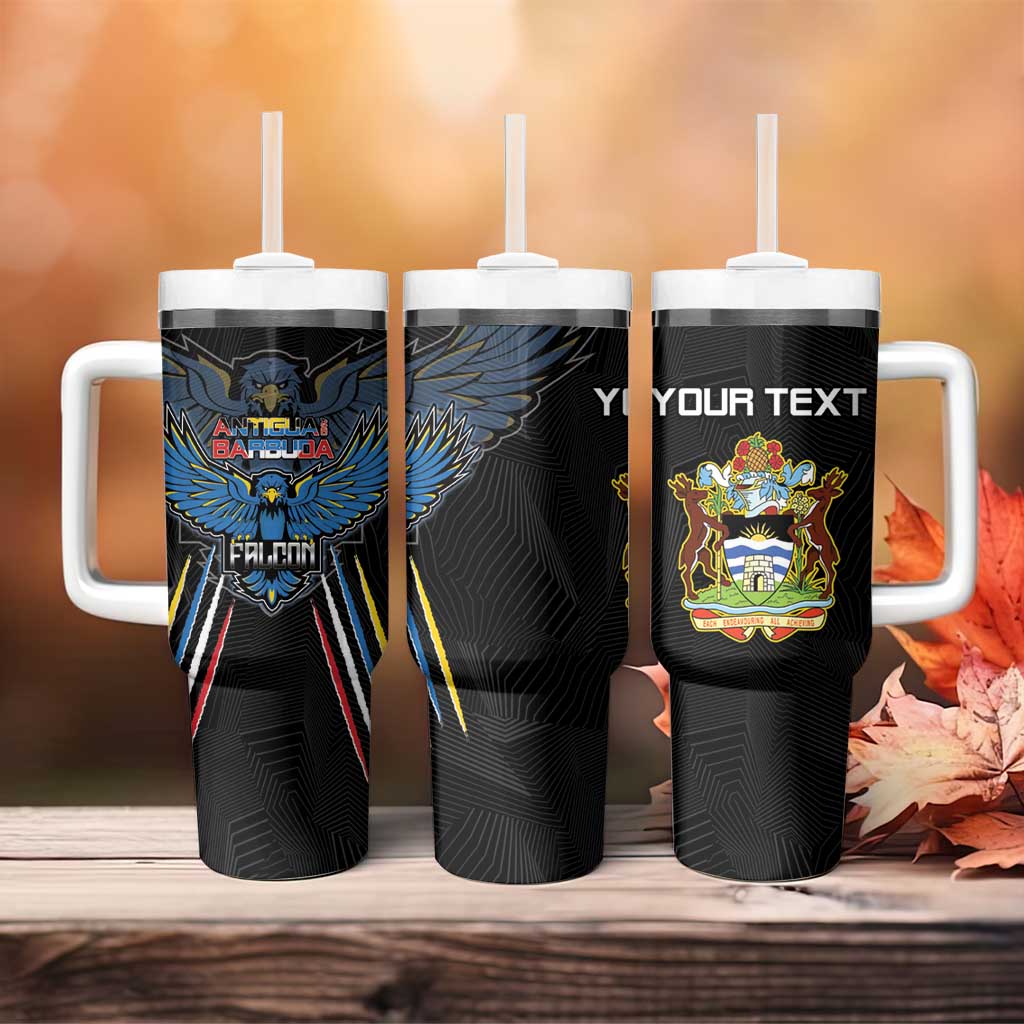 Custom Antigua and Barbuda Cricket Tumbler With Handle Come On Falcons