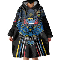 Custom Antigua and Barbuda Cricket Wearable Blanket Hoodie Come On Falcons