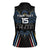 Custom Antigua and Barbuda Cricket Women Sleeveless Polo Shirt Come On Falcons