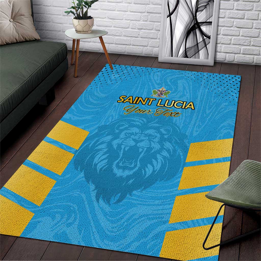 Custom Saint Lucia Cricket Area Rug Go Beinspired