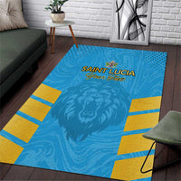 Custom Saint Lucia Cricket Area Rug Go Beinspired