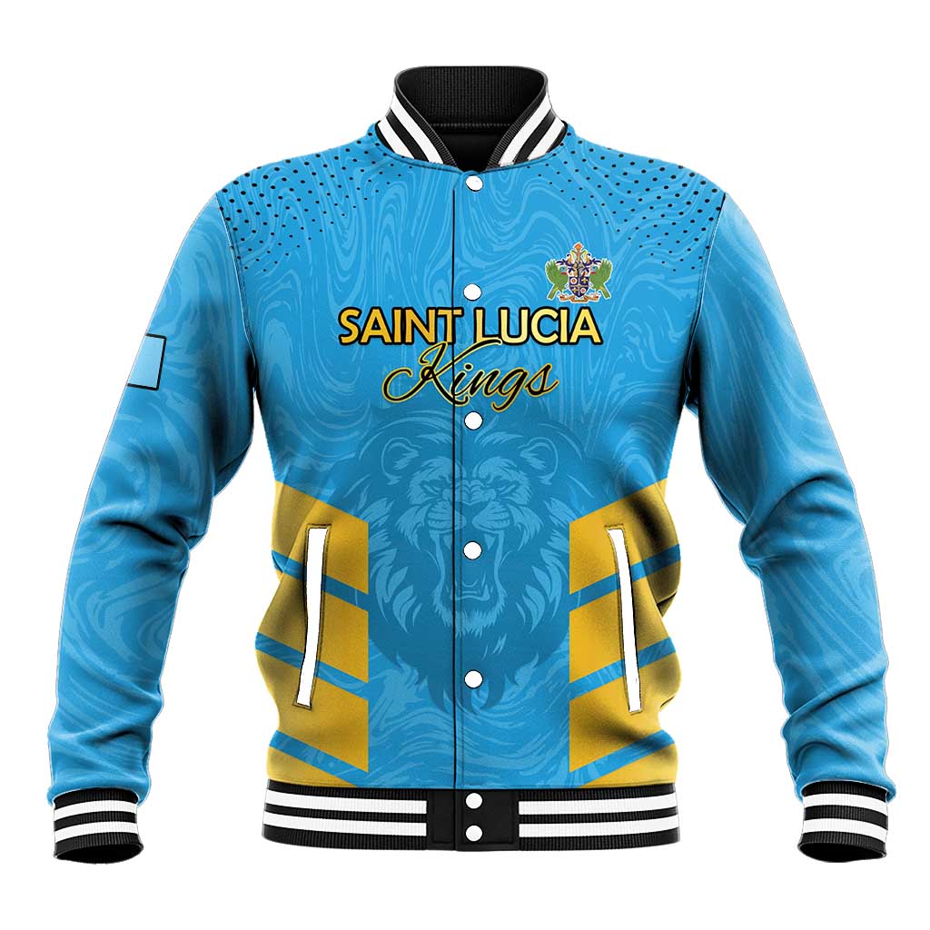 Custom Saint Lucia Cricket Baseball Jacket Go Beinspired