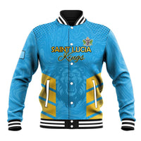 Custom Saint Lucia Cricket Baseball Jacket Go Beinspired