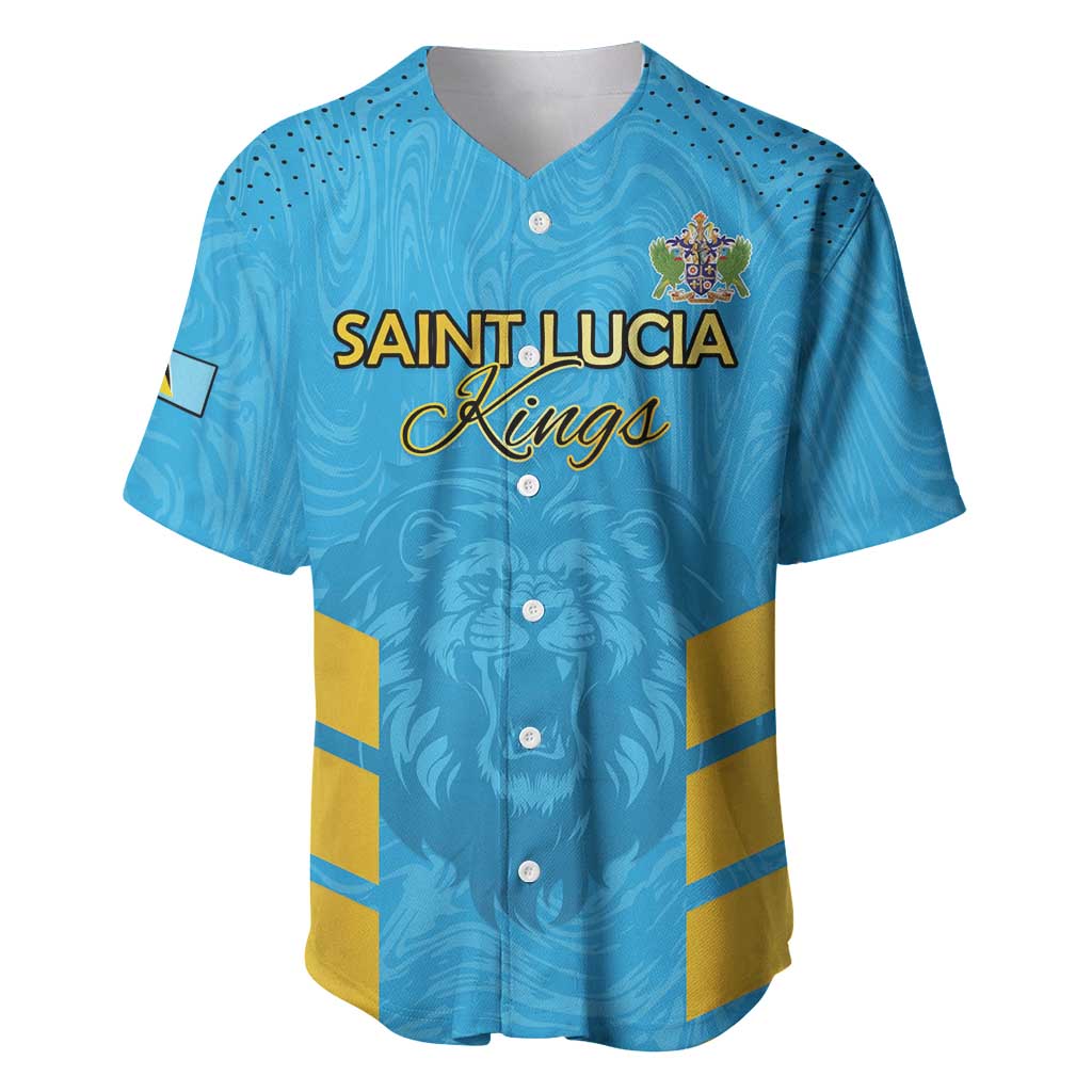Custom Saint Lucia Cricket Baseball Jersey Go Beinspired