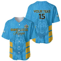 Custom Saint Lucia Cricket Baseball Jersey Go Beinspired