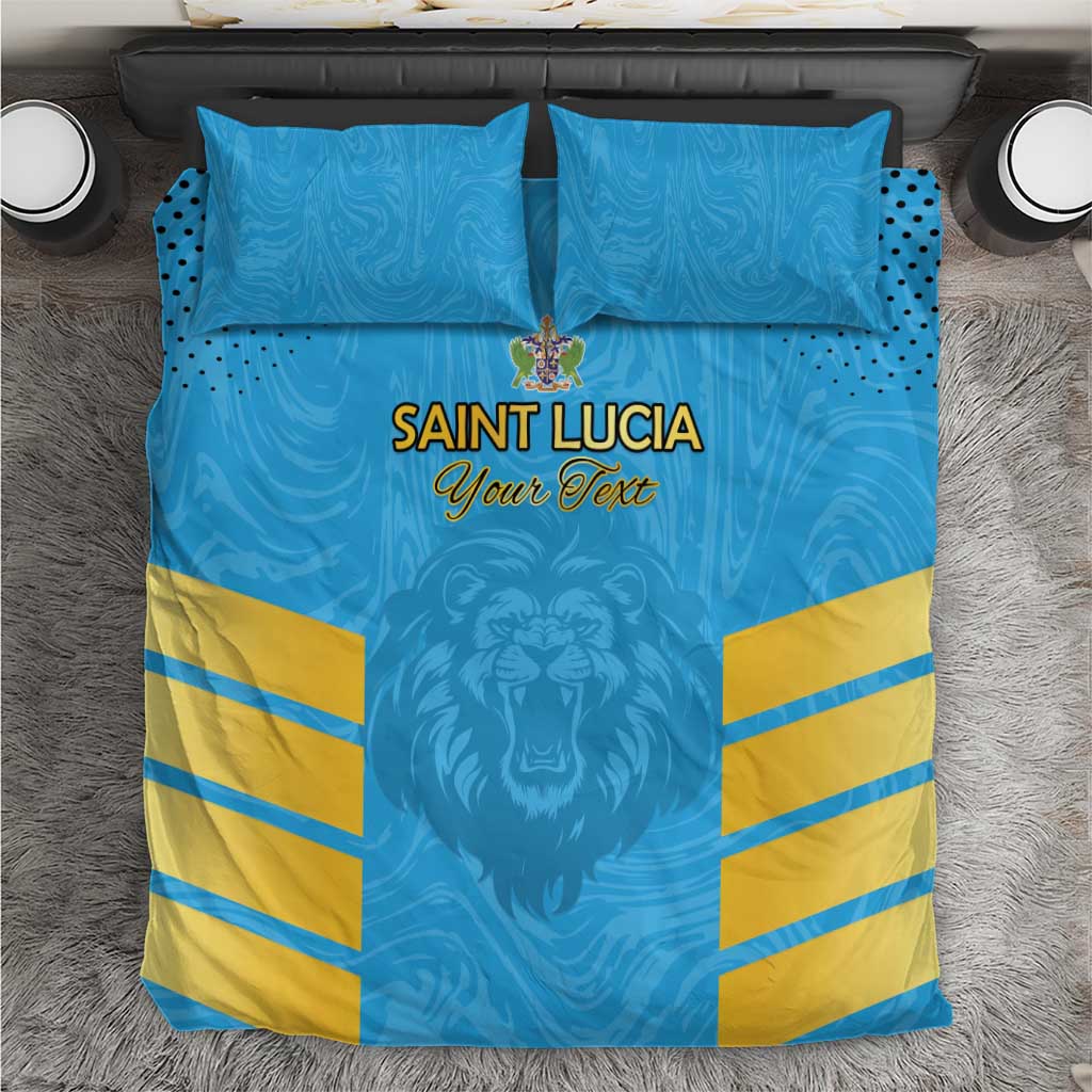 Custom Saint Lucia Cricket Bedding Set Go Beinspired