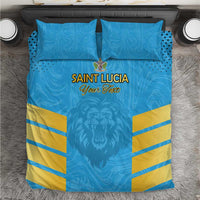 Custom Saint Lucia Cricket Bedding Set Go Beinspired