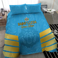 Custom Saint Lucia Cricket Bedding Set Go Beinspired