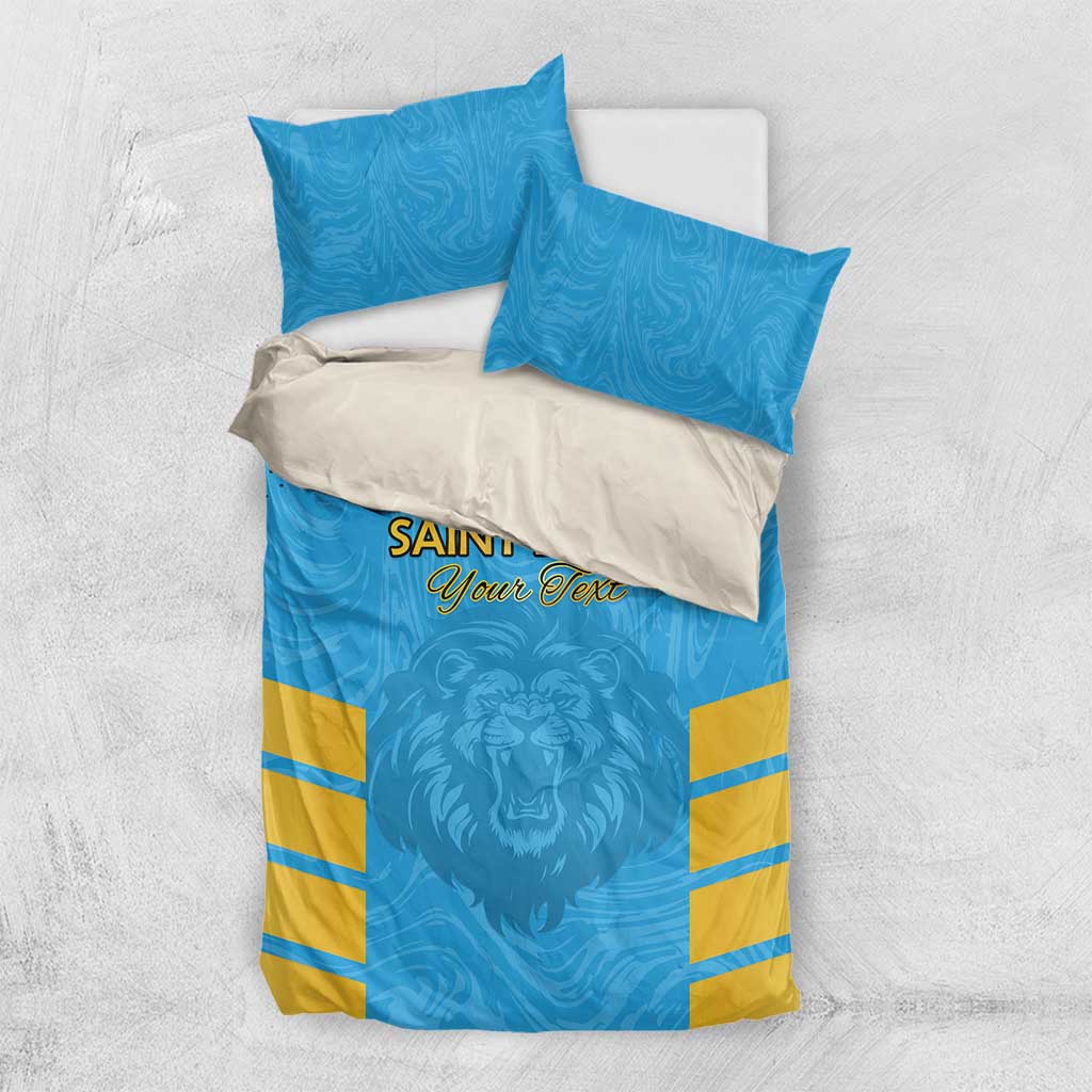 Custom Saint Lucia Cricket Bedding Set Go Beinspired