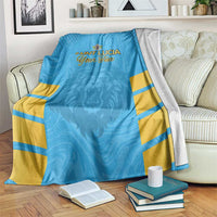 Custom Saint Lucia Cricket Blanket Go Beinspired