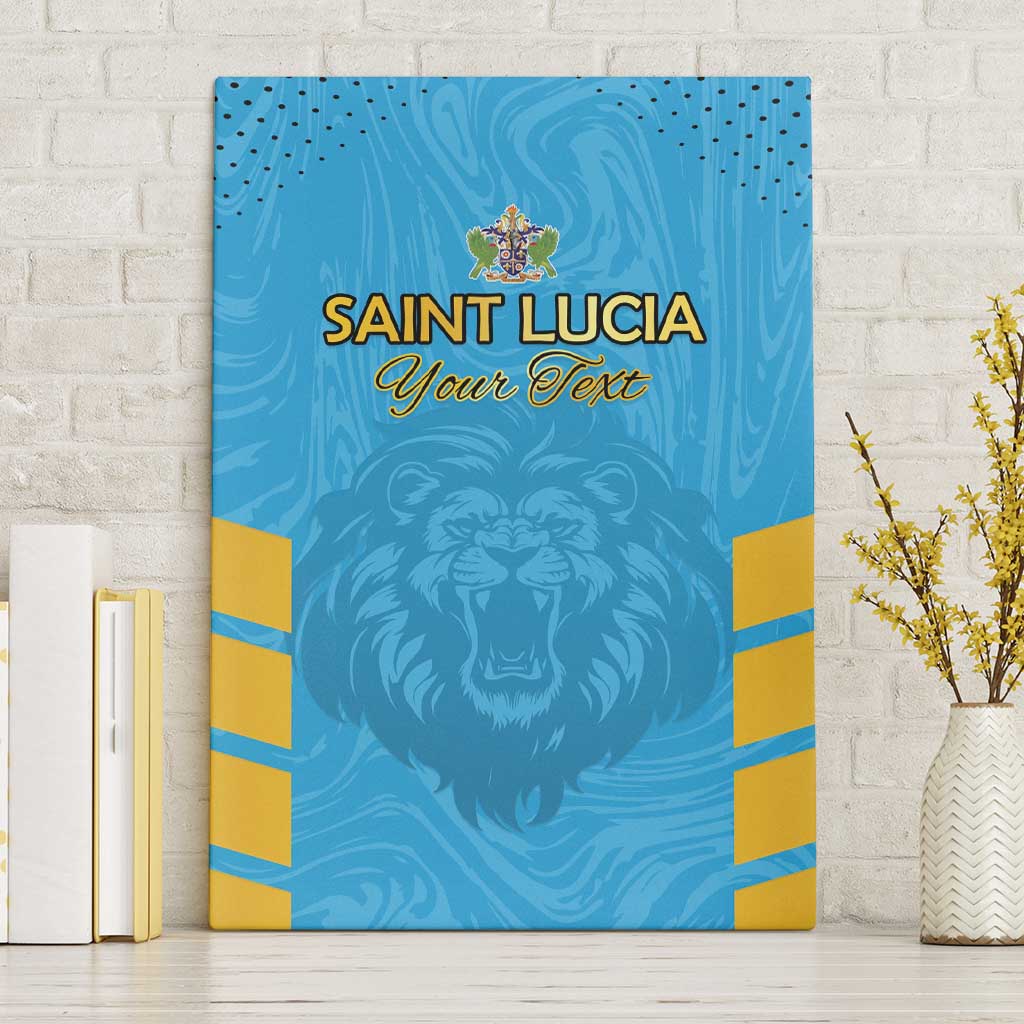 Custom Saint Lucia Cricket Canvas Wall Art Go Beinspired