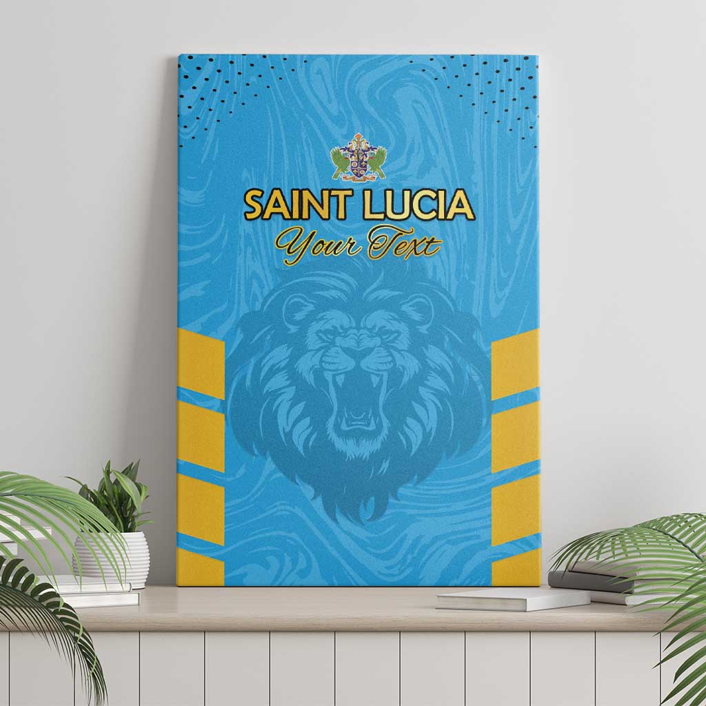 Custom Saint Lucia Cricket Canvas Wall Art Go Beinspired