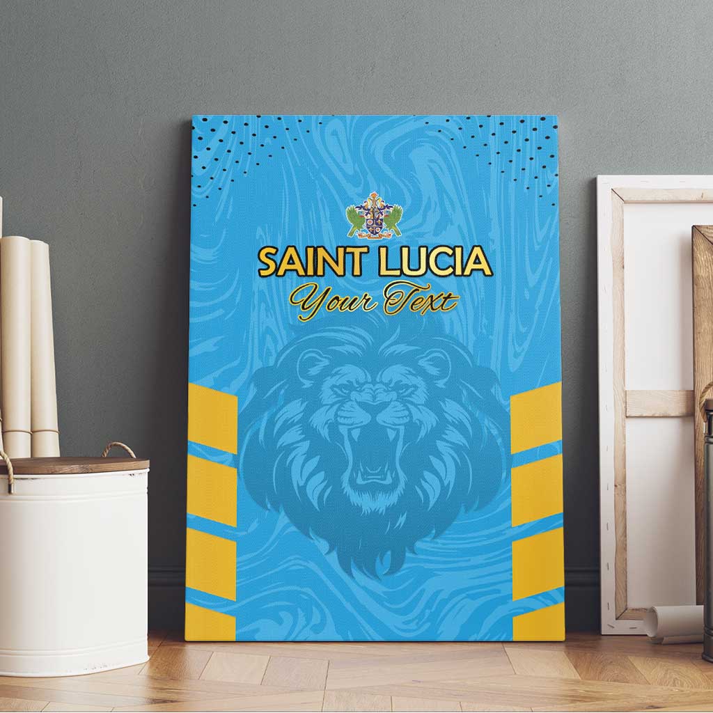 Custom Saint Lucia Cricket Canvas Wall Art Go Beinspired