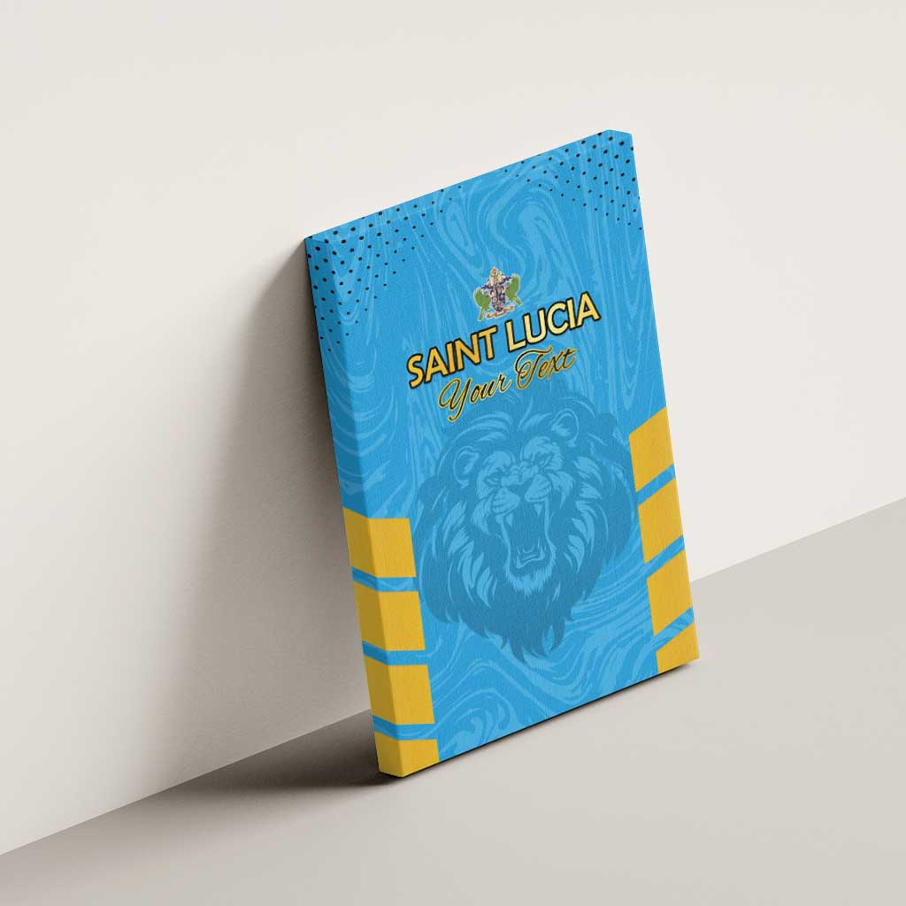 Custom Saint Lucia Cricket Canvas Wall Art Go Beinspired