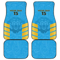 Custom Saint Lucia Cricket Car Mats Go Beinspired