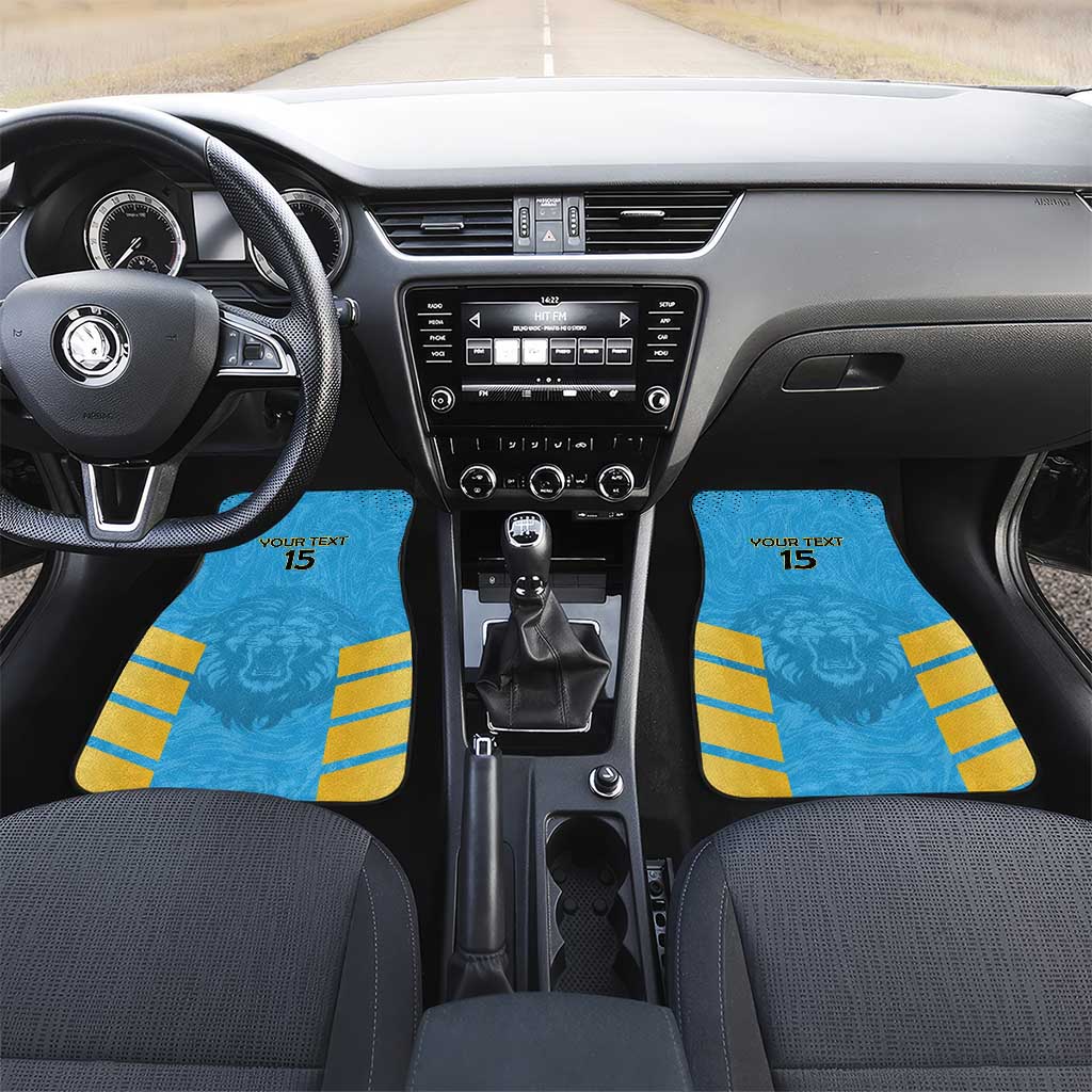 Custom Saint Lucia Cricket Car Mats Go Beinspired