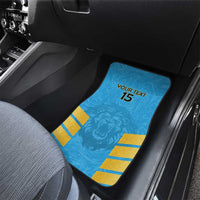 Custom Saint Lucia Cricket Car Mats Go Beinspired