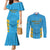 Custom Saint Lucia Cricket Couples Matching Mermaid Dress and Long Sleeve Button Shirt Go Beinspired