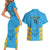 Custom Saint Lucia Cricket Couples Matching Short Sleeve Bodycon Dress and Hawaiian Shirt Go Beinspired