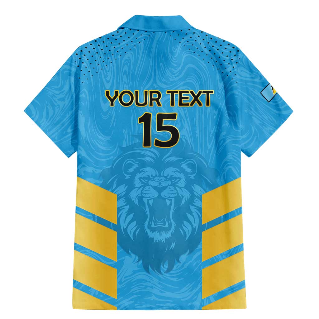 Custom Saint Lucia Cricket Family Matching Mermaid Dress and Hawaiian Shirt Go Beinspired