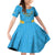 Custom Saint Lucia Cricket Family Matching Off Shoulder Short Dress and Hawaiian Shirt Go Beinspired
