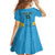 Custom Saint Lucia Cricket Family Matching Off Shoulder Short Dress and Hawaiian Shirt Go Beinspired