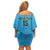 Custom Saint Lucia Cricket Family Matching Off Shoulder Short Dress and Hawaiian Shirt Go Beinspired