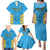 Custom Saint Lucia Cricket Family Matching Puletasi and Hawaiian Shirt Go Beinspired