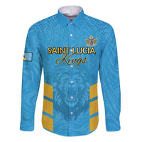 Custom Saint Lucia Cricket Family Matching Puletasi and Hawaiian Shirt Go Beinspired
