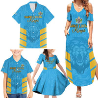 Custom Saint Lucia Cricket Family Matching Summer Maxi Dress and Hawaiian Shirt Go Beinspired