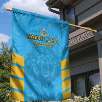 Custom Saint Lucia Cricket Garden Flag Go Beinspired