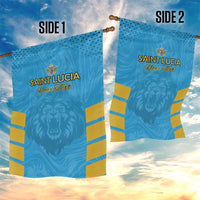 Custom Saint Lucia Cricket Garden Flag Go Beinspired