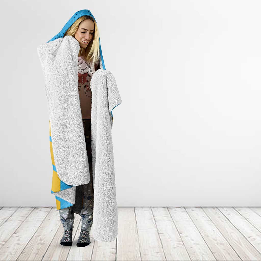Custom Saint Lucia Cricket Hooded Blanket Go Beinspired
