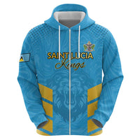 Custom Saint Lucia Cricket Hoodie Go Beinspired