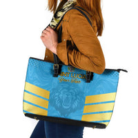 Custom Saint Lucia Cricket Leather Tote Bag Go Beinspired