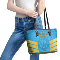 Custom Saint Lucia Cricket Leather Tote Bag Go Beinspired