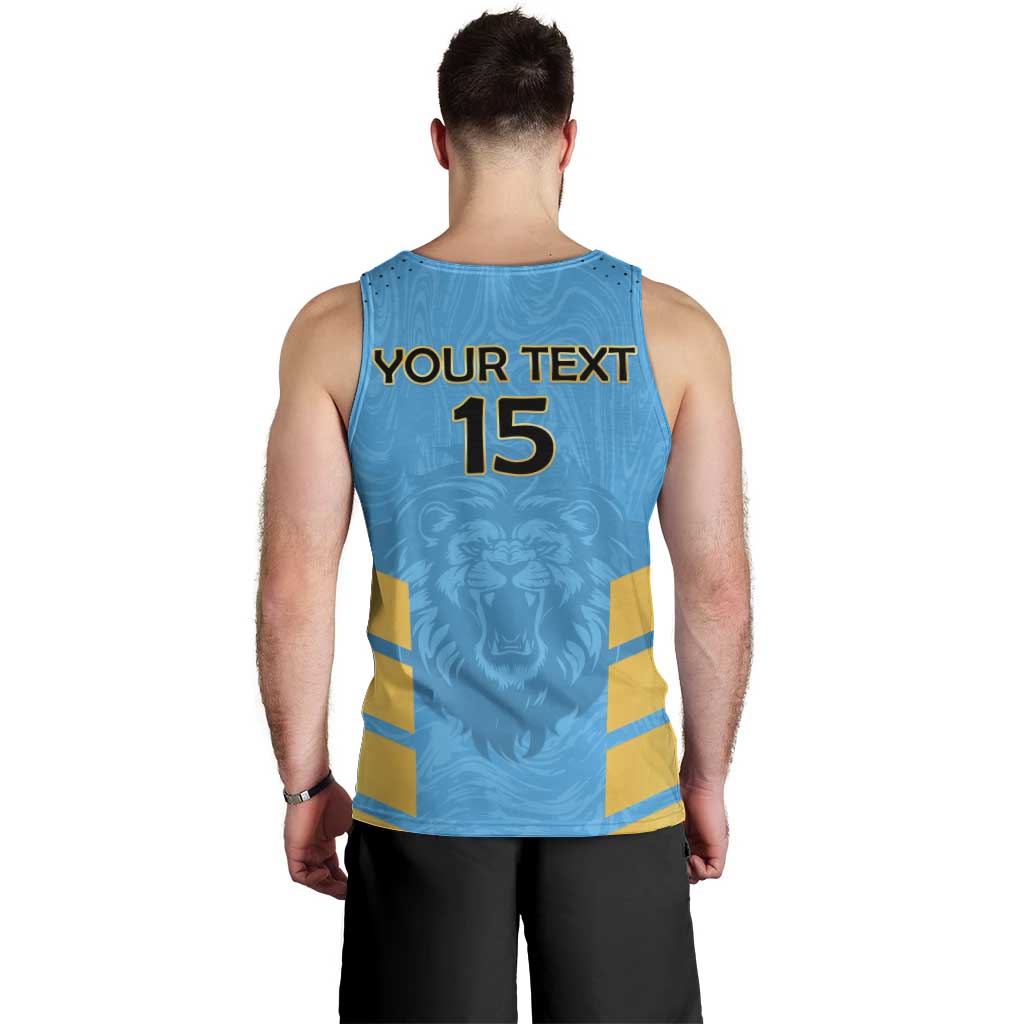 Custom Saint Lucia Cricket Men Tank Top Go Beinspired