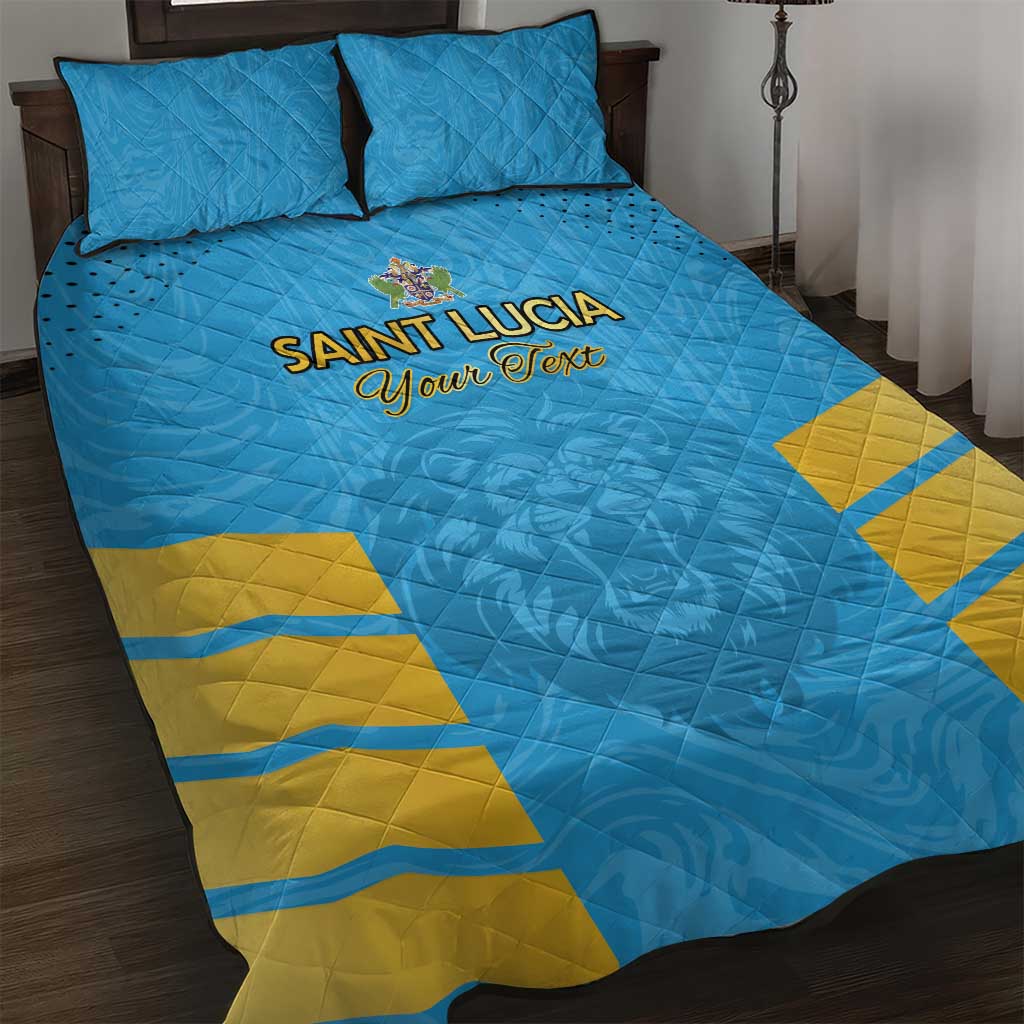 Custom Saint Lucia Cricket Quilt Bed Set Go Beinspired