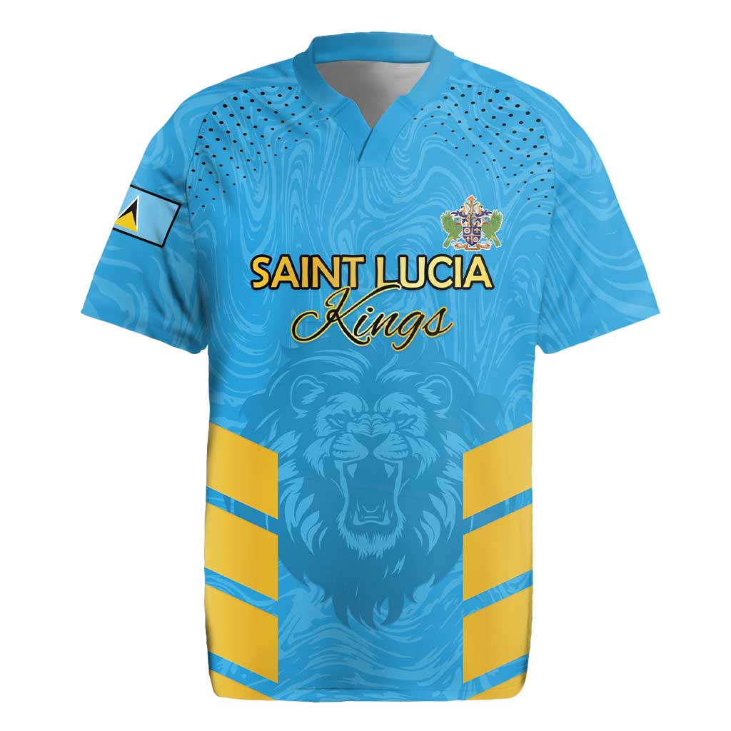 Custom Saint Lucia Cricket Rugby Jersey Go Beinspired