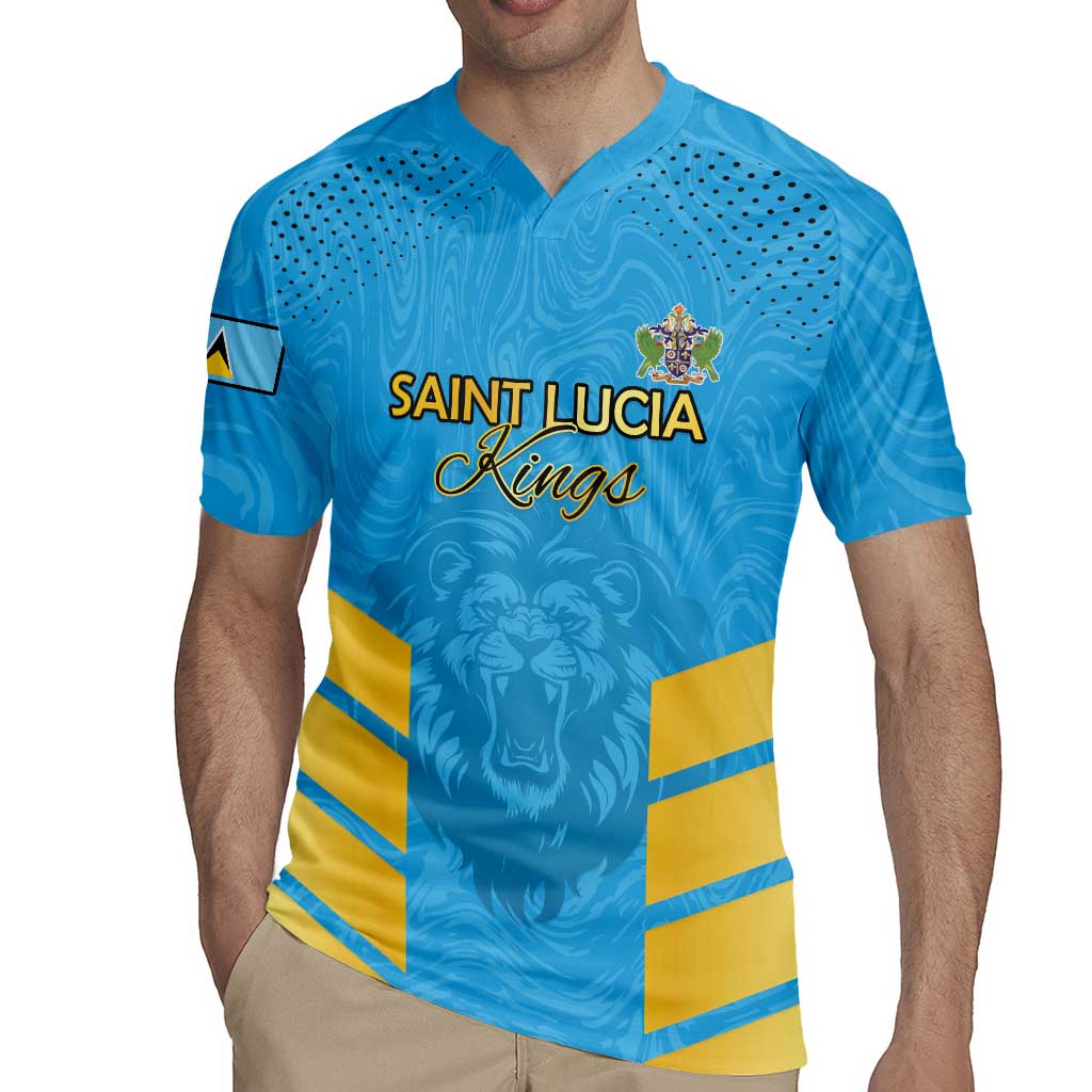 Custom Saint Lucia Cricket Rugby Jersey Go Beinspired