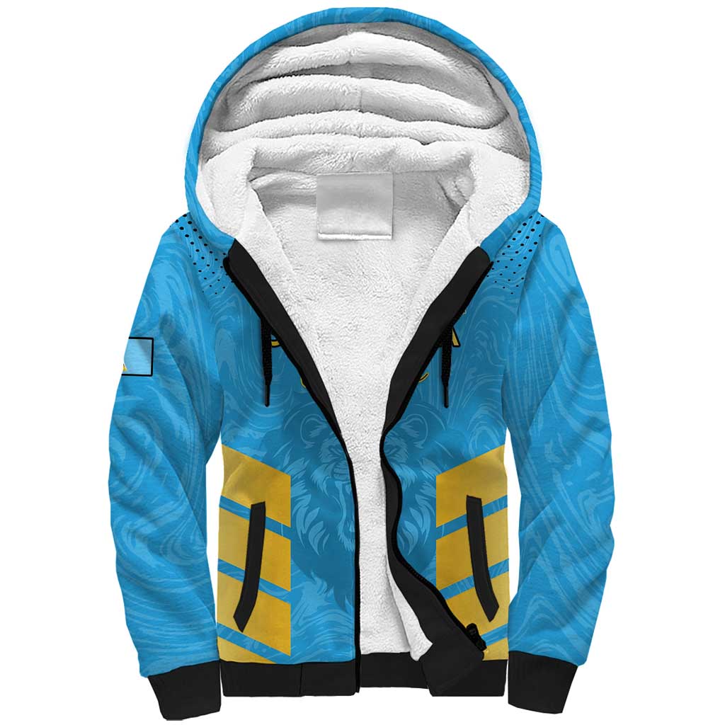 Custom Saint Lucia Cricket Sherpa Hoodie Go Beinspired