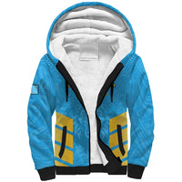 Custom Saint Lucia Cricket Sherpa Hoodie Go Beinspired