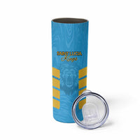 Custom Saint Lucia Cricket Skinny Tumbler Go Beinspired