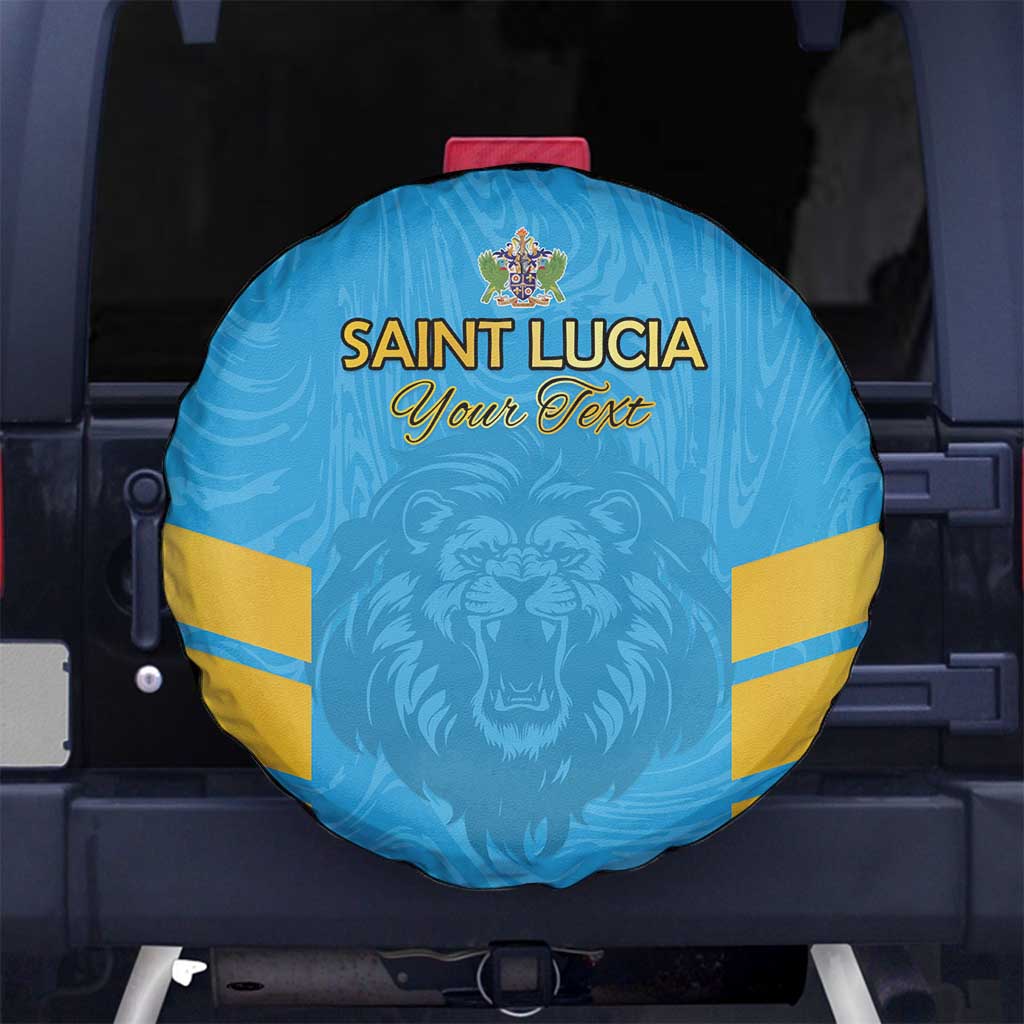 Custom Saint Lucia Cricket Spare Tire Cover Go Beinspired